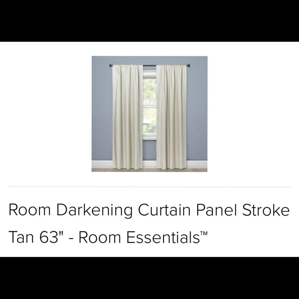 NWT Room Darkening Curtain Panels